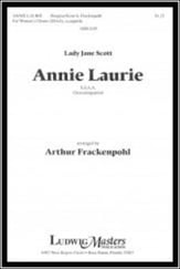 Annie Laurie SSAA choral sheet music cover